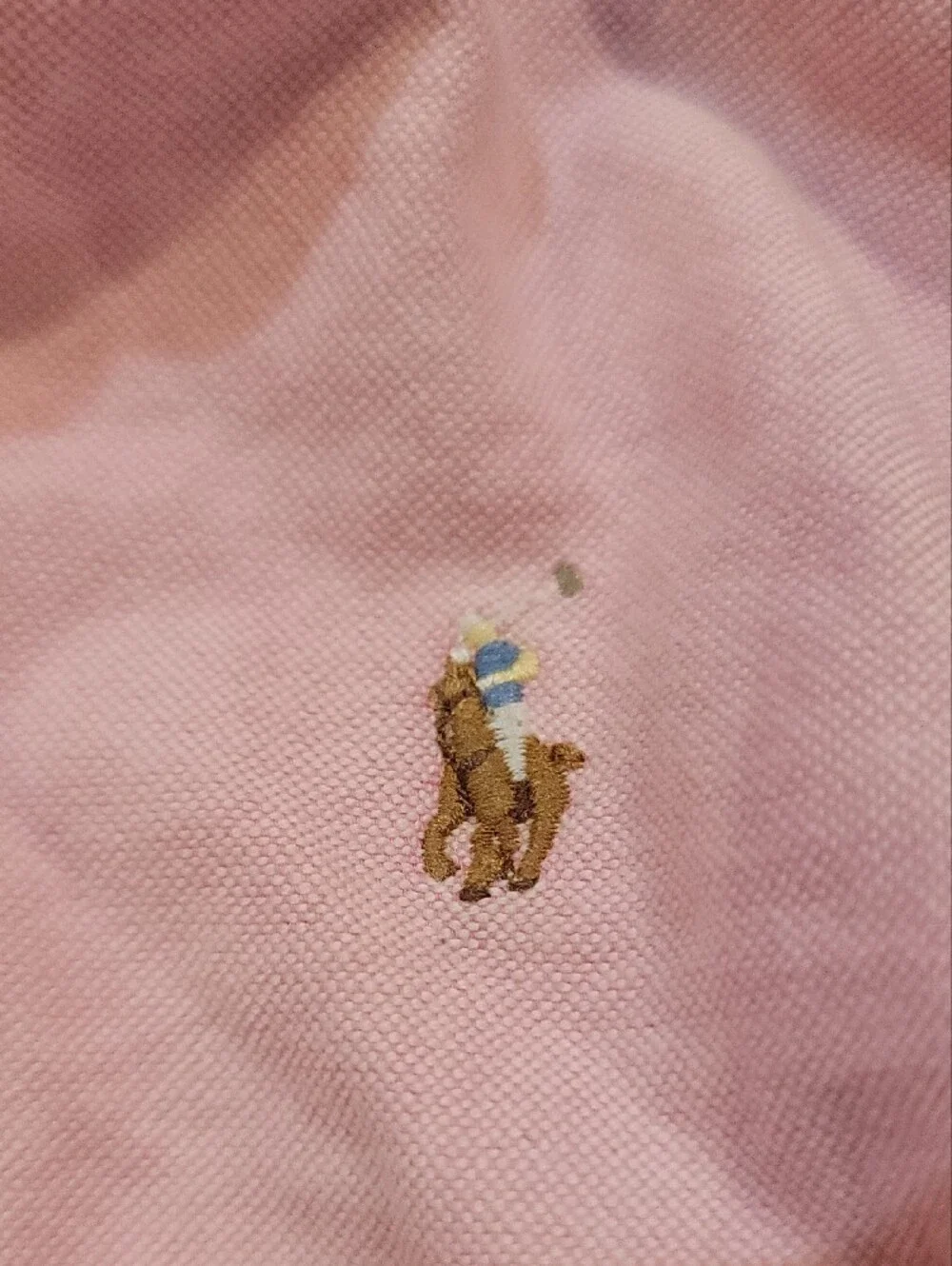 Ralph Lauren Light Pink Button-Up Oxford Shirt for Kids 2T